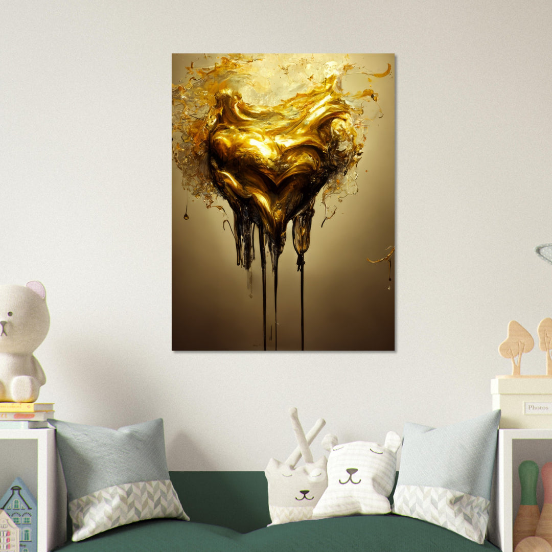 Foam Portrait - Heart of Gold Melted