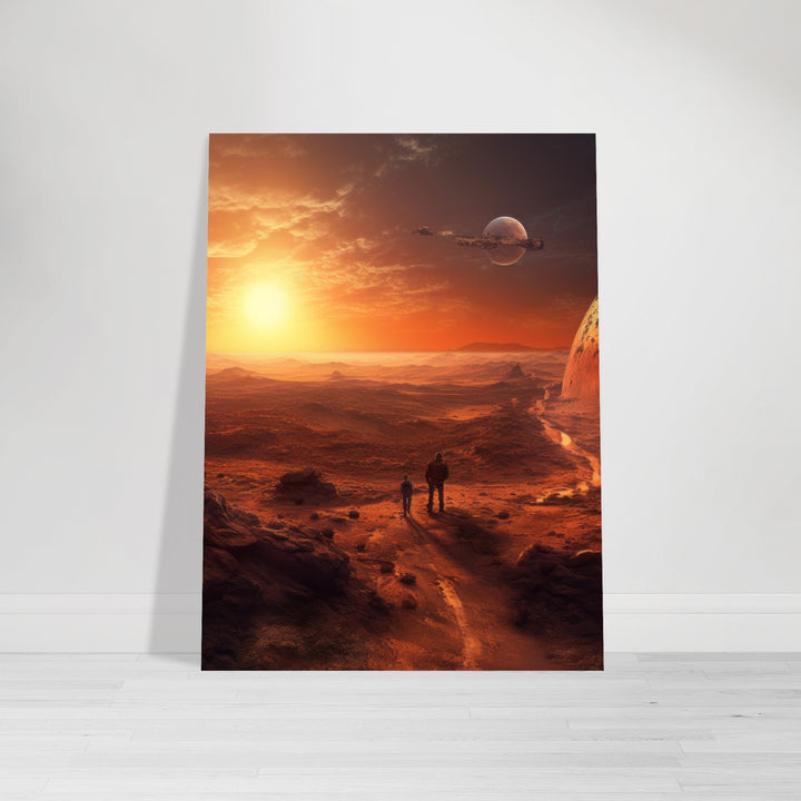 Classic Matte Paper Poster - Sunset on Mars I