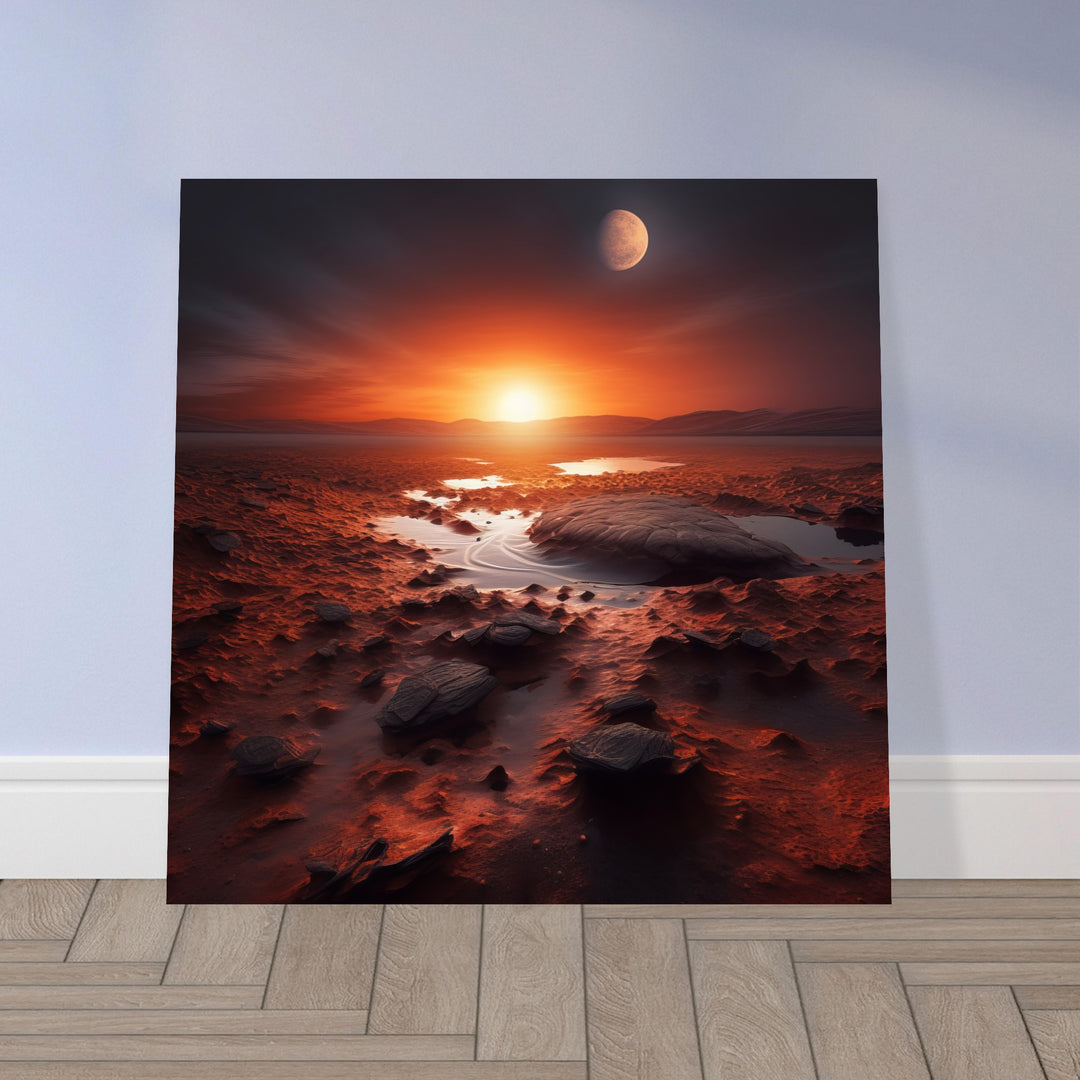 Classic Semi-Glossy Paper Poster - Sunset on Mars II