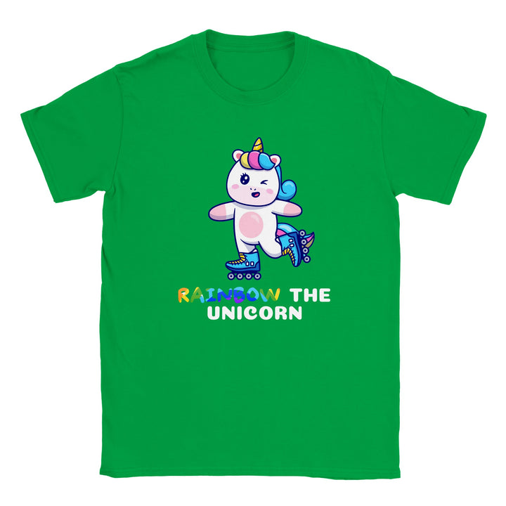 Classic Kids Crewneck T-shirt - Rainbow the unicorn