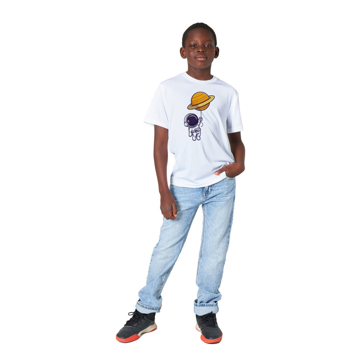 Performance Kids Crewneck T-shirt Unisex - Galactic Voyager