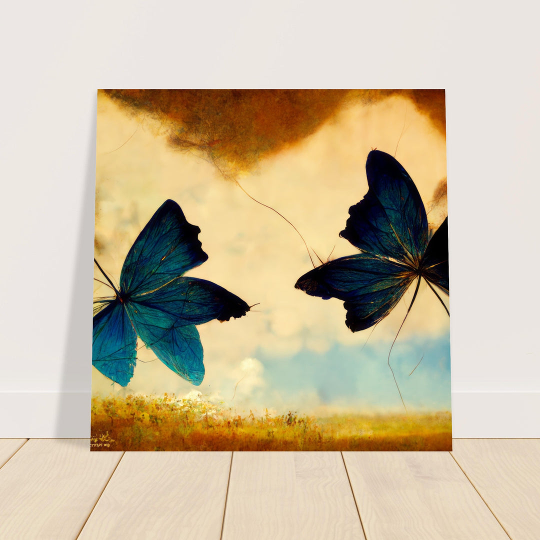 Classic Matte Paper Poster - Dreaming Butterflies III