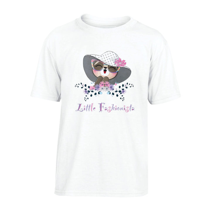 Performance Kids Crewneck T-shirt - Girl "Little Fashionista"