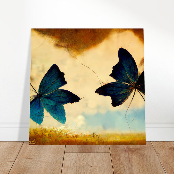 Premium Matte Paper Poster - Dreaming Butterflies III